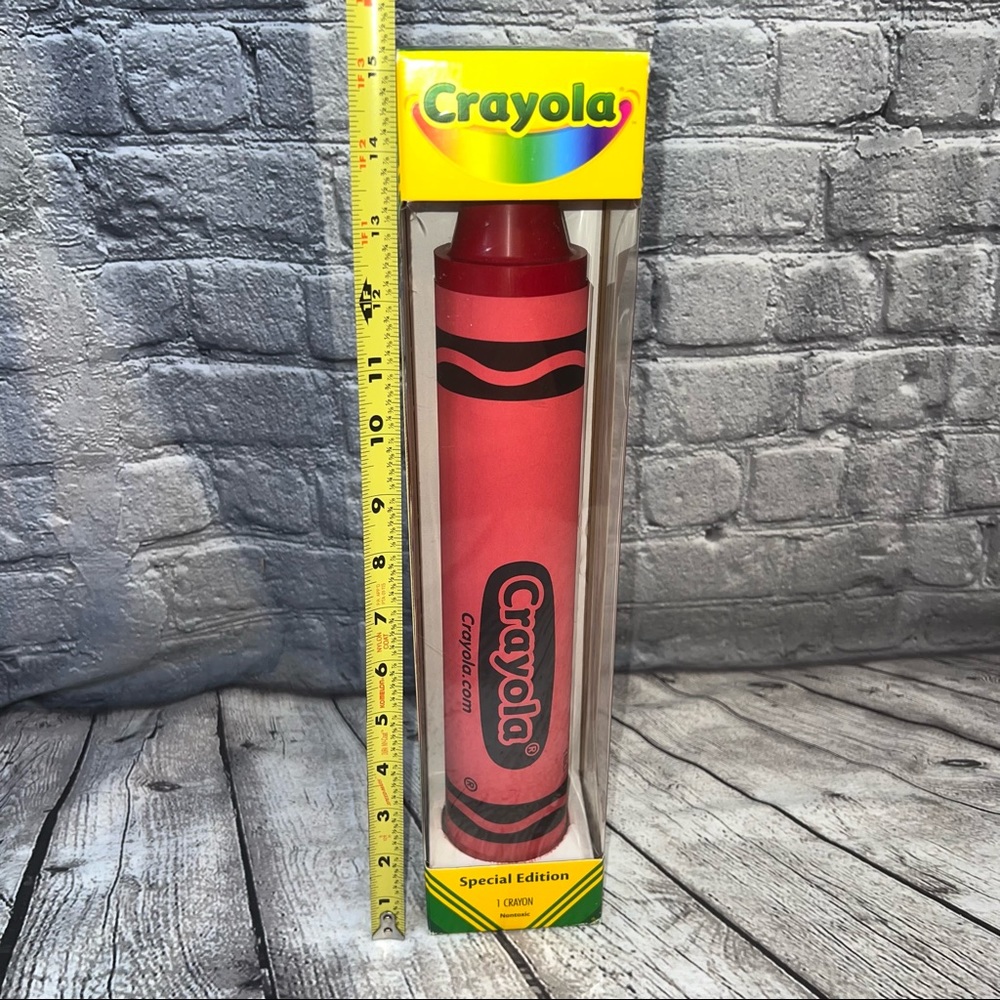 New Giant 14” Red Crayola Crayon limited edition in box